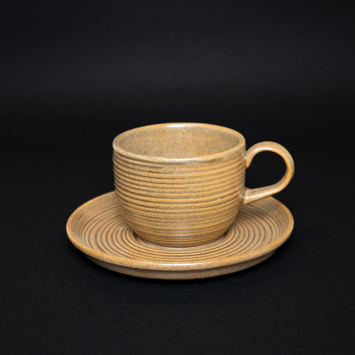 Tasse und Unterteller - Kaffeekirsche Roastery Edition
