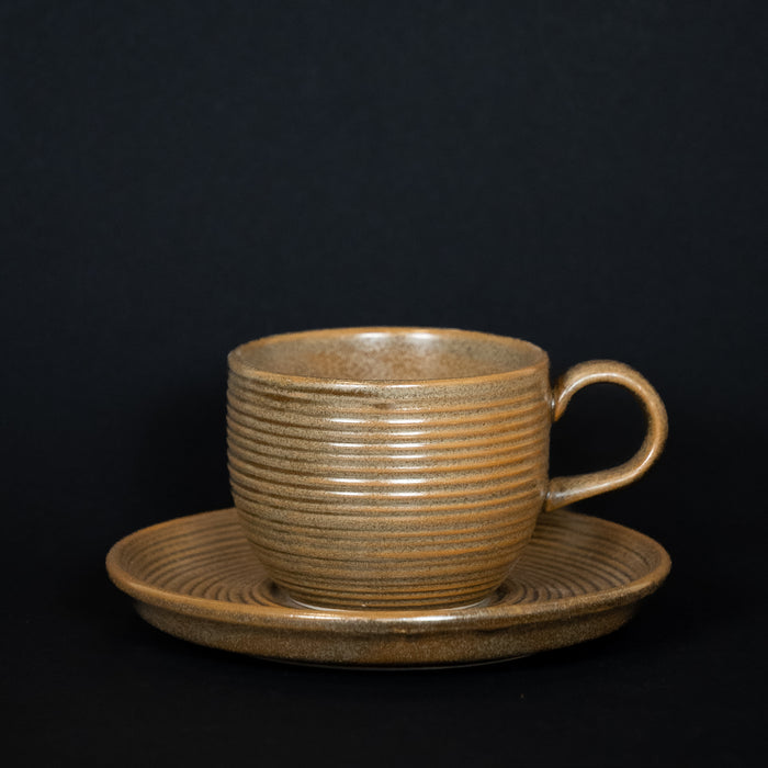 Espressotasse und Unterteller - Kaffeekirsche Roastery Edition