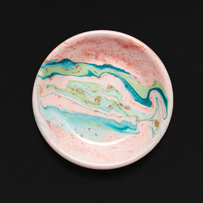 Cookie Teller Emaille "New Marble – Blush" 12 cm