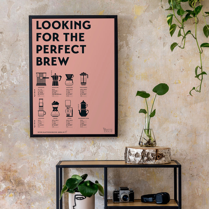 Poster A2 "Looking for the perfect brew"